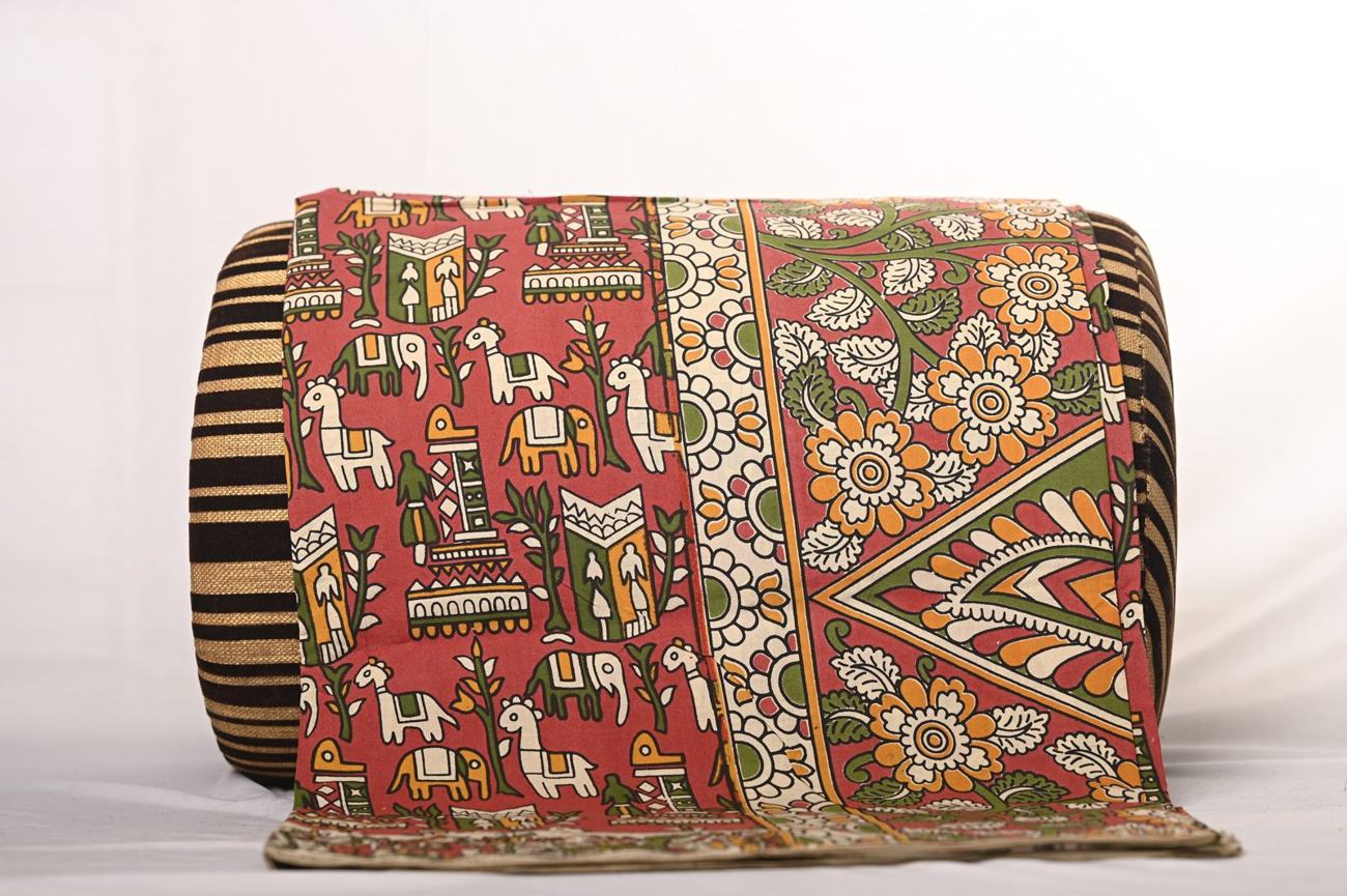 Kalamkari printed fabric