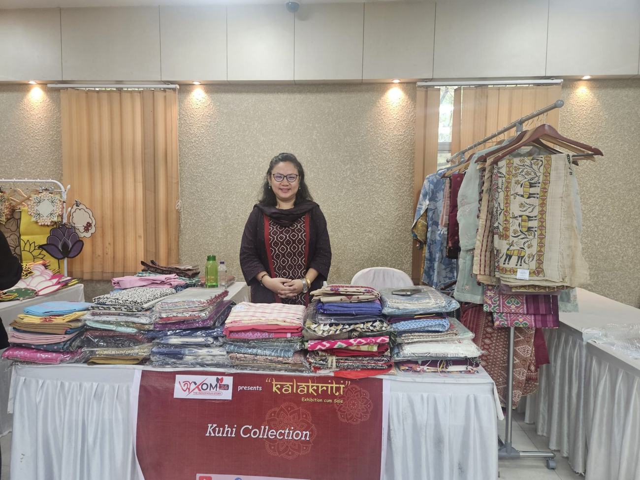 Kuhii Collection stall at Kalakriti, Guwahati