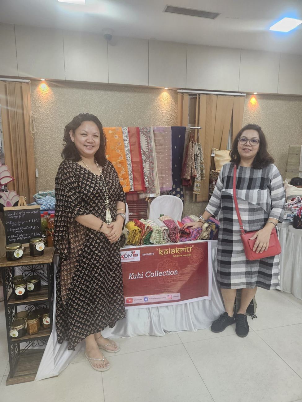 Kuhii Collection stall at Kalakriti, Guwahati