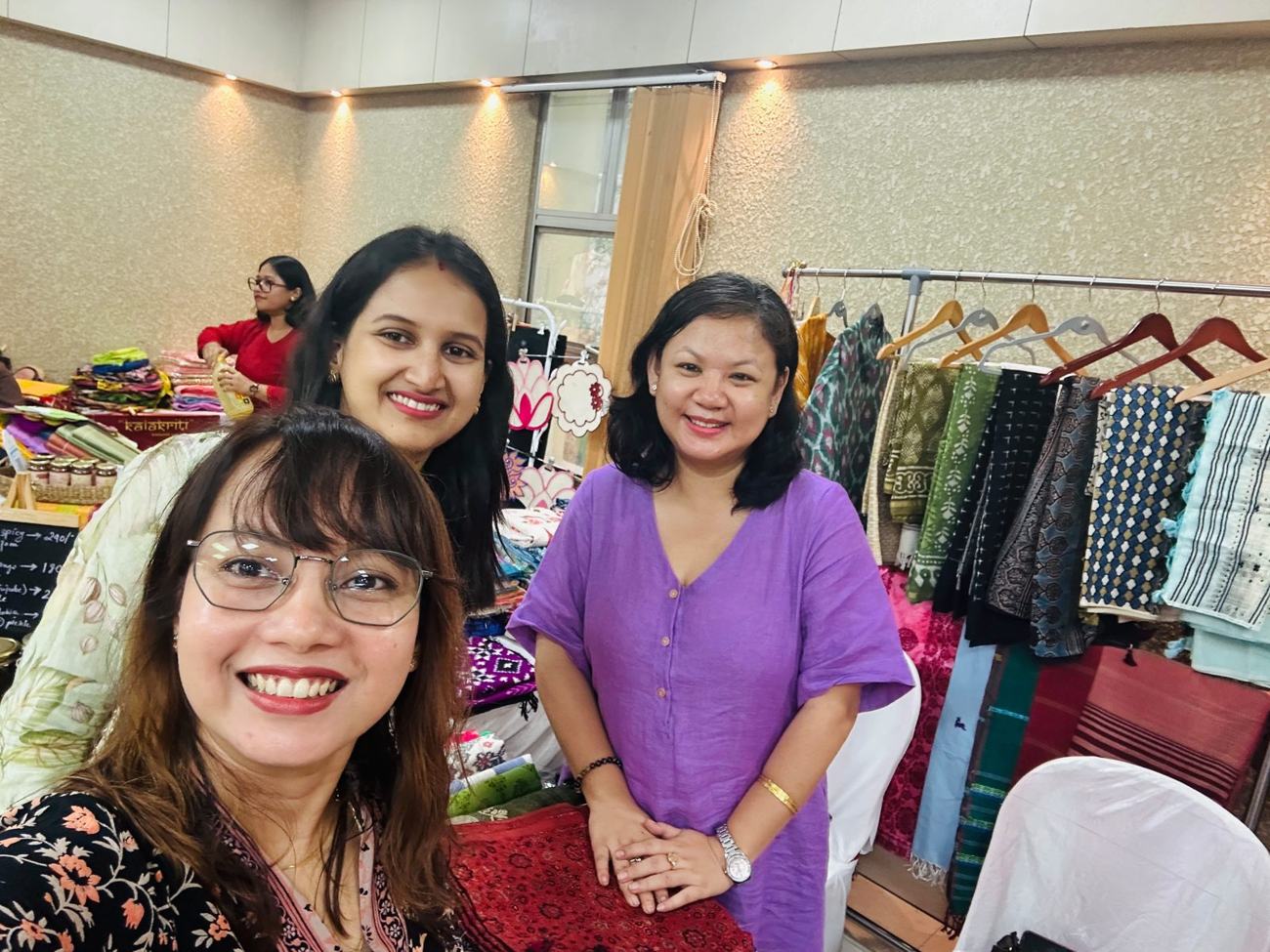 Kuhii Collection stall at Kalakriti, Guwahati